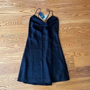 Abercrombie Satin Mini Slip Dress